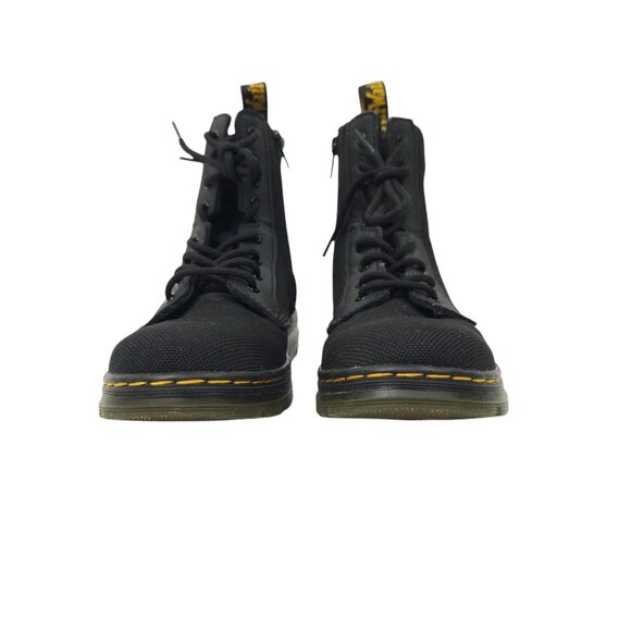 Dr Martens Combs Lace Up Fashion Boot Kids Size US 3 UK 2 EU 34 Side Zip Black - Picture 3 of 15